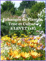 Echange de plantes à Levet