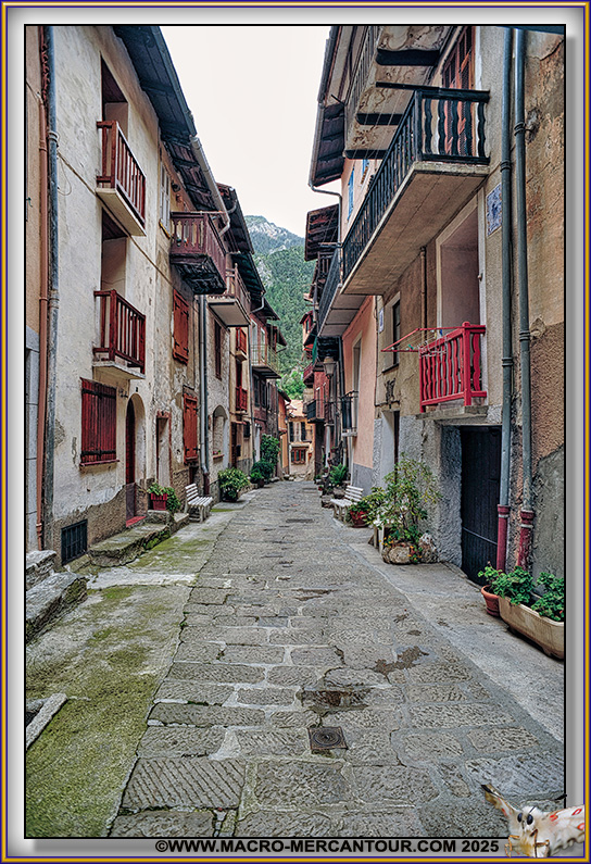 Saint Martin Vésubie rue Cagnoli